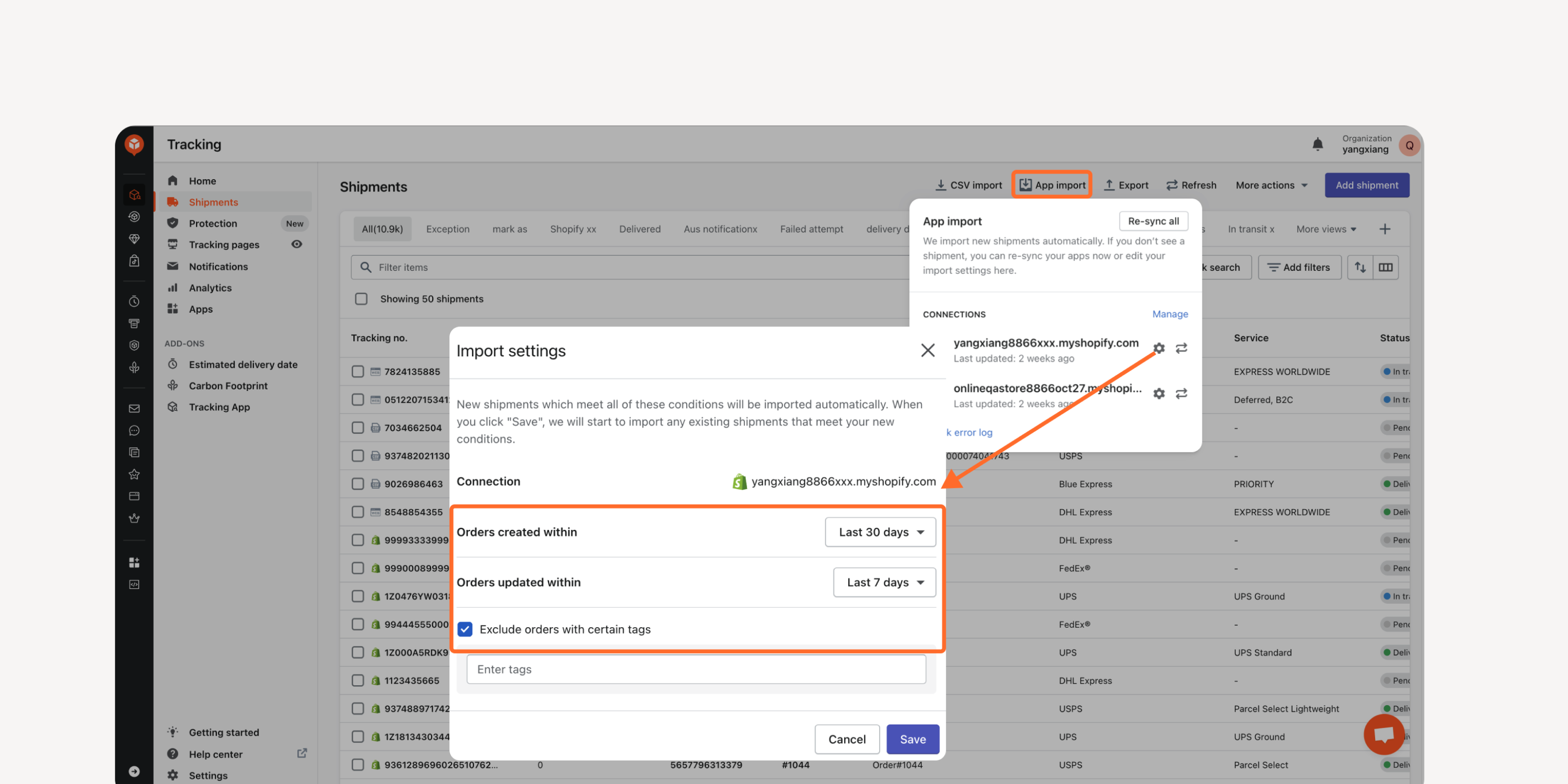 Import settings for relevant orders.png